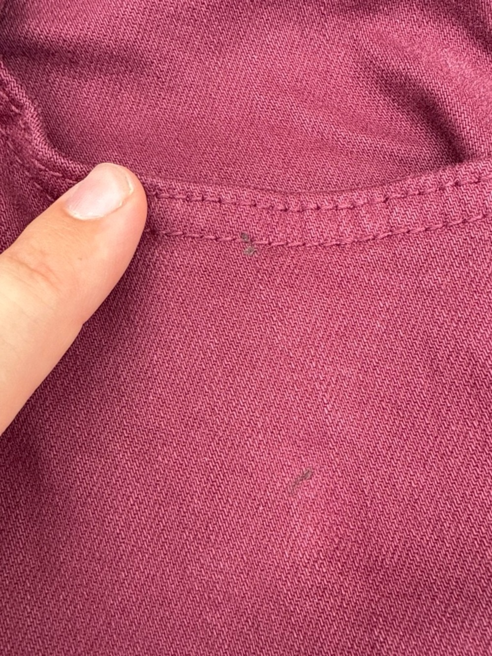 MOTHER Burgundy Straight-Leg Jeans - Picture 7 of 7